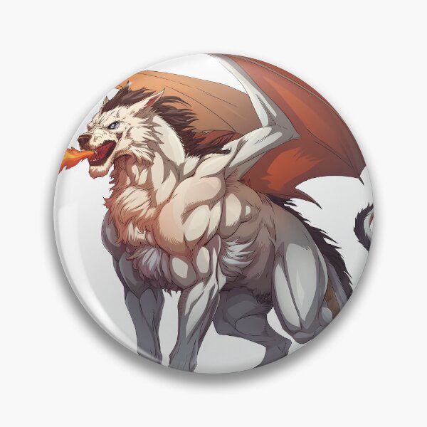Item preview, Dragon Wolf Mythical Creature designed and sold by corynewton34.
