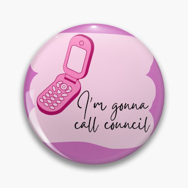 Item preview, I'm gonna call council! designed and sold by Two Braids, Many Crafts.