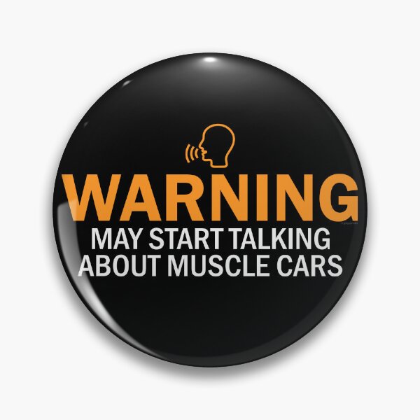 Item preview, Warning: May Start Talking About Muscle Cars designed and sold by Automotive Art by Greg.