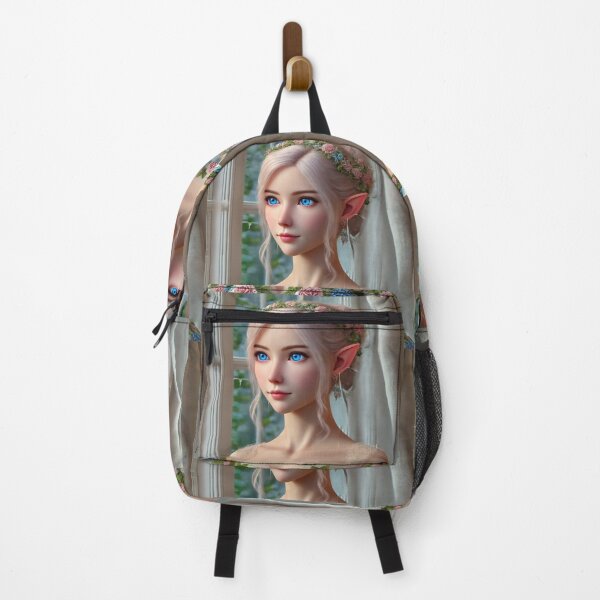 Item preview, Ethereal Elegance: Portrait of a Blue-Eyed Muse designed and sold by Meta2Physical.