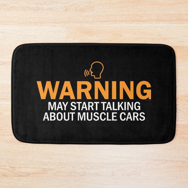 Item preview, Warning: May Start Talking About Muscle Cars designed and sold by Automotive Art by Greg.