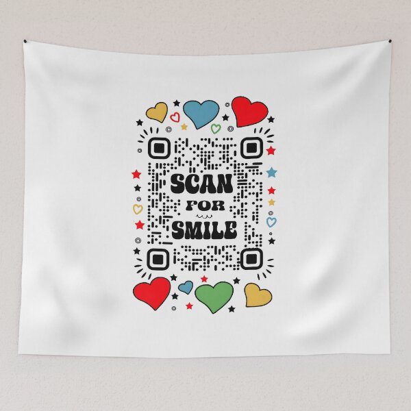 Item preview, QR Code Scan and Smile  designed and sold by Dazzle-Sizzle.