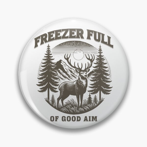 Item preview, Freezer Full Of Good Aim Funny Elk Hunter Men's Hunting Gear designed and sold by DynamicDesign.