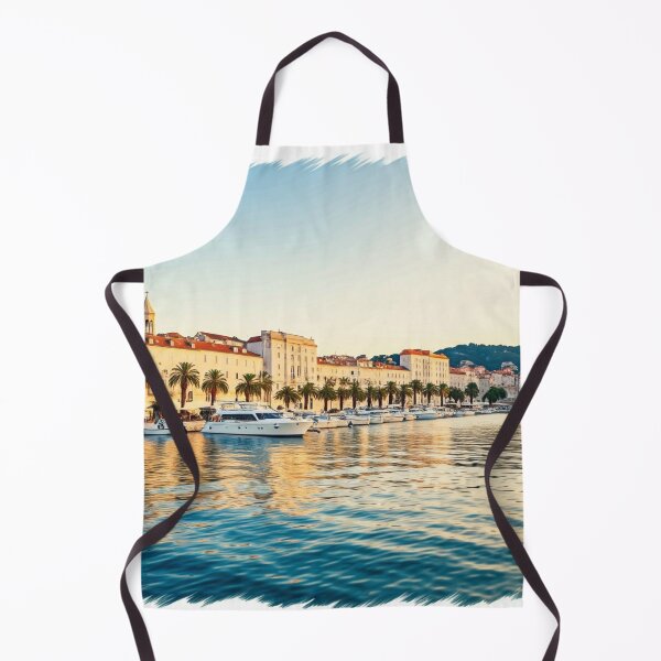 Aperçu de l'œuvre Riva de Split – Promenade emblématique au bord de l'eau en Croatie créée et vendue par TrendSh0p.