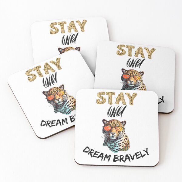 Item preview, Always Stay Wild, Dream Bravely – Motivational Design for Adventurers and Dreamers designed and sold by Blara Art.
