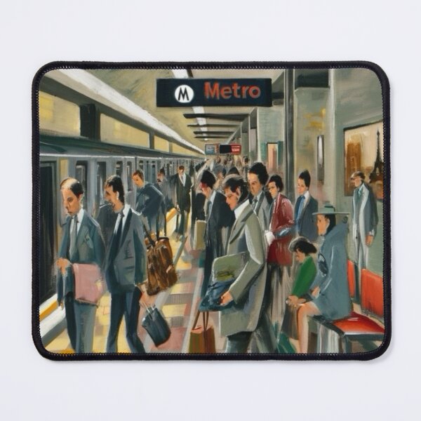 Item preview, Dynamic Paris Metro Station. Art by Carraann  designed and sold by CARRAANN.