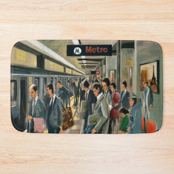 Item preview, Dynamic Paris Metro Station. Art by Carraann  designed and sold by CARRAANN.