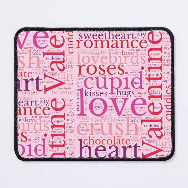Item preview, Words of Love - Romantic Vocabulary - White/Pink BG designed and sold by FaeryNuff.