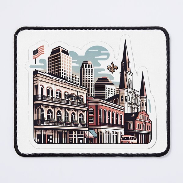 Item preview, New Orleans Vintage Sticker designed and sold by LoveLabDesign.