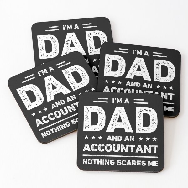 Item preview, I'm A Dad And An Accountant Nothing Scares Me designed and sold by RareBunny.