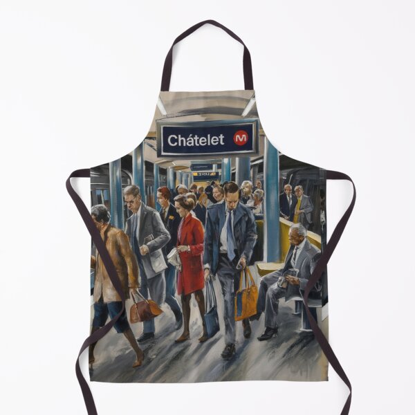 Item preview, Paris Metro Station at Châtelet. Art By Carraann designed and sold by CARRAANN.