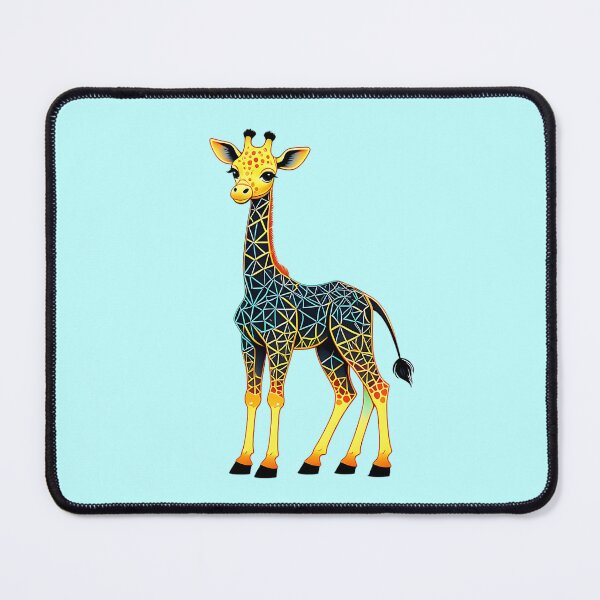 Item preview, Neon Geometric Giraffe designed and sold by Taans-Creation.