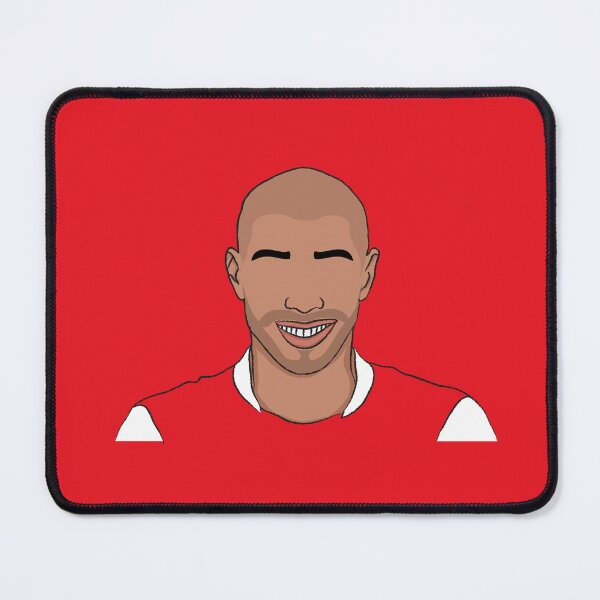 Item preview, Henry in Arsenal shirt in charcoal drawing designed and sold by JONPIPOU.