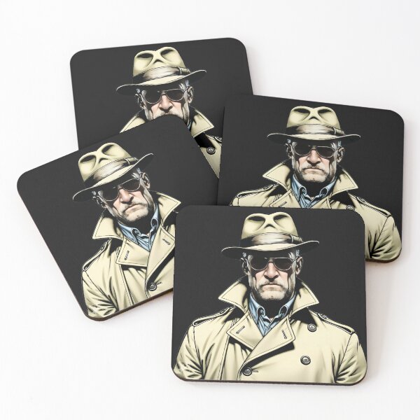 Item preview, Mysterious Detective in a Trench Coat designed and sold by Wiredart.