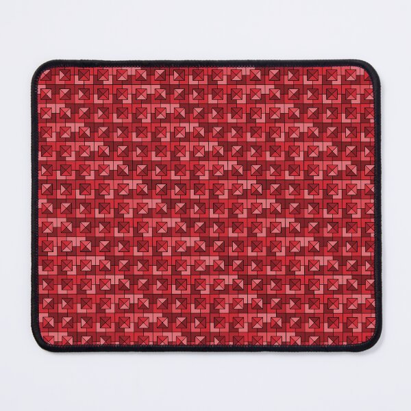 Item preview, Red Triangles in Squares designed and sold by Lindsey Popejoy.