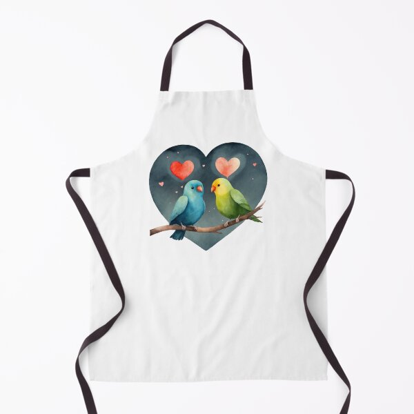 Item preview, Watercolor birds, watercolor parrot, valentine day, love, adorable animals designed and sold by Victoria Riabov.