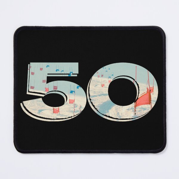 Item preview, Ski Racer 50 Years – Stylish Retro Minimalist Design Ski Dad -  for 50th Birthday Wishes Funny Gifts for Ski Enthusiast  designed and sold by MatthewViews.
