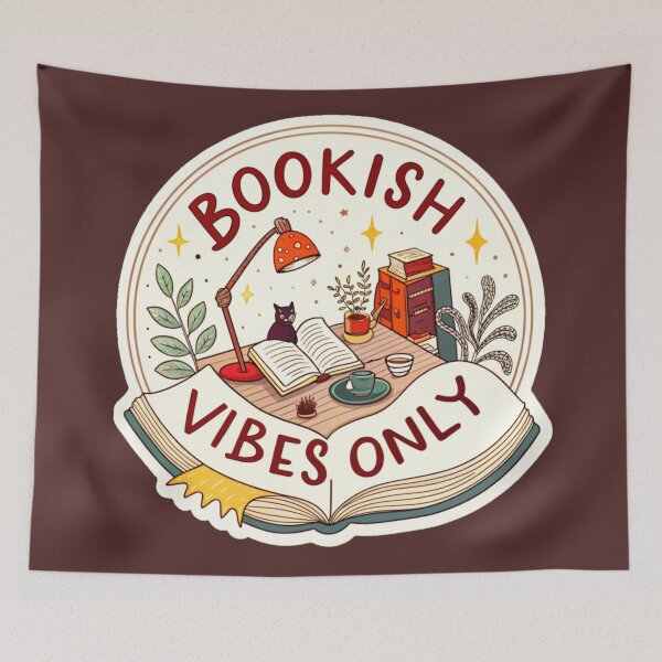 Item preview, Bookworm in Bloom, Floral Wreath With A Book At The Center, Book Lover, Bibliophile, Bookworm, Book Addict, Reading Time designed and sold by PixelStoneDesign .
