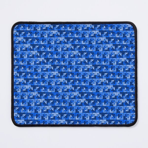 Item preview, Blue Triangles in Squares designed and sold by Lindsey Popejoy.