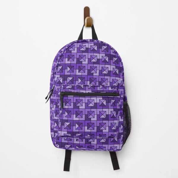 Item preview, Purple Triangles in Squares designed and sold by Lindsey Popejoy.