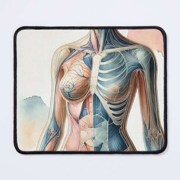Item preview, Watercolor Anatomical Woman designed and sold by Porosenok.