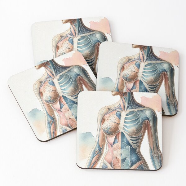 Item preview, Watercolor Anatomical Woman designed and sold by Porosenok.