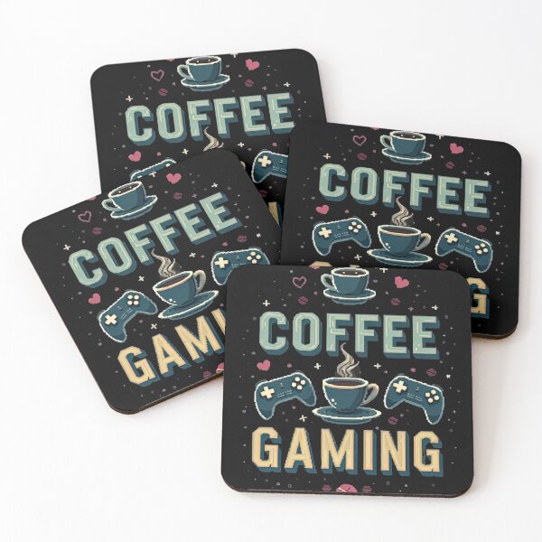 Item preview, Coffee & Gaming Retro Pixel Art Design designed and sold by ai1art.