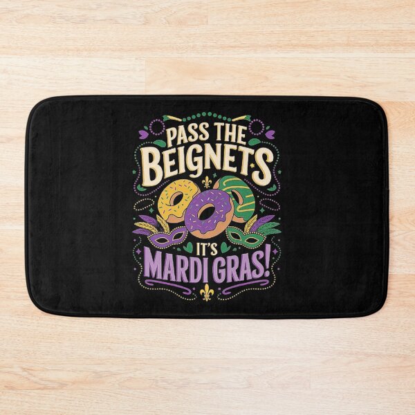 Item preview, Mardi Gras Beignets Celebration Design designed and sold by love3617.