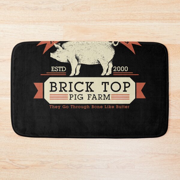 Item preview, Brick Top Pig Farm - As Greedy As A Pig ESTD 2000 designed and sold by Patu-san.
