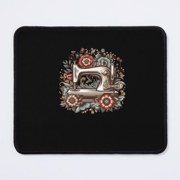 Item preview, Floral Flower Sewing Maschine Kit Quilting Pins And Needles Day designed and sold by Dressed For Duty.