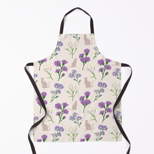 Item preview, Michigan Cat-safe Native Flowers Light Background designed and sold by ShannonSArtwork.