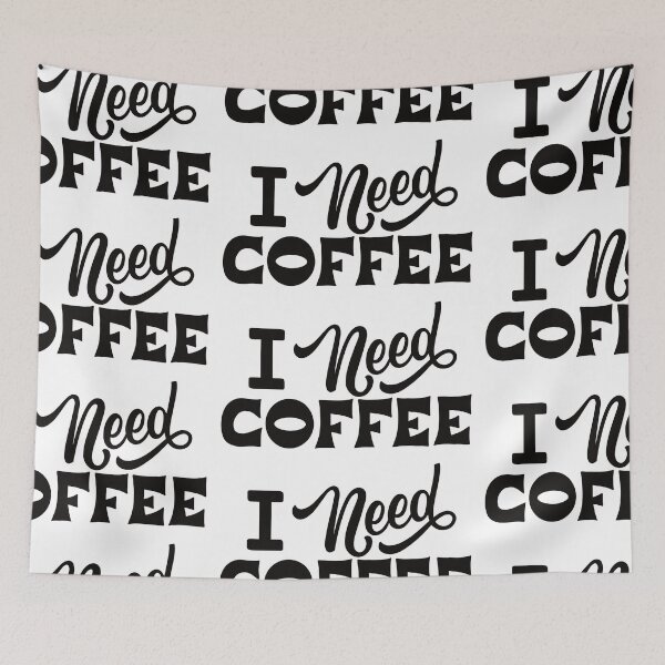 Item preview, I Need Coffee designed and sold by the-craft-shop.