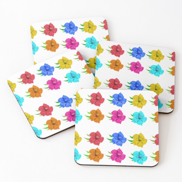 Item preview, beautiful Collection of vibrant and pastel hibiscus flowers. designed and sold by MiMee4451.