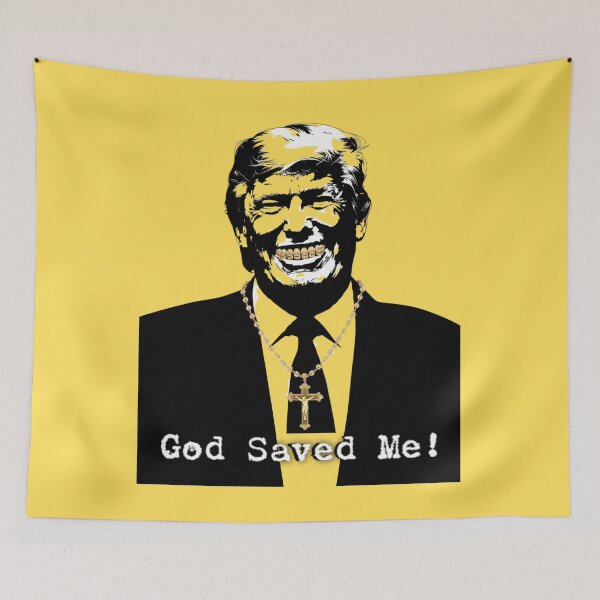 Item preview, God Saved Me Trump designed and sold by Flirt-Teez.