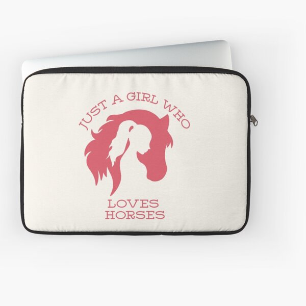 Aperçu de l'œuvre Style rétro Juste une fille qui aime les chevaux (rose) créée et vendue par WesternLocales.