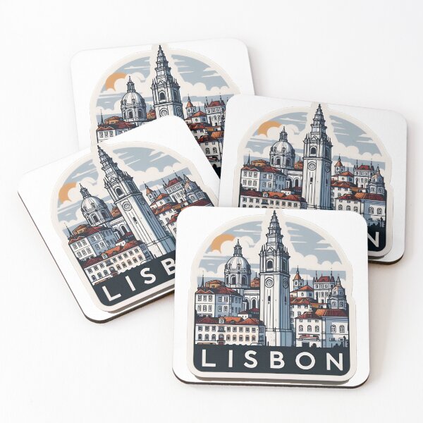 Item preview, Lisbon Portugal Sticker designed and sold by LoveLabDesign.