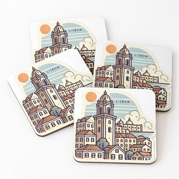Item preview, Lisbon Portugal Sticker designed and sold by LoveLabDesign.