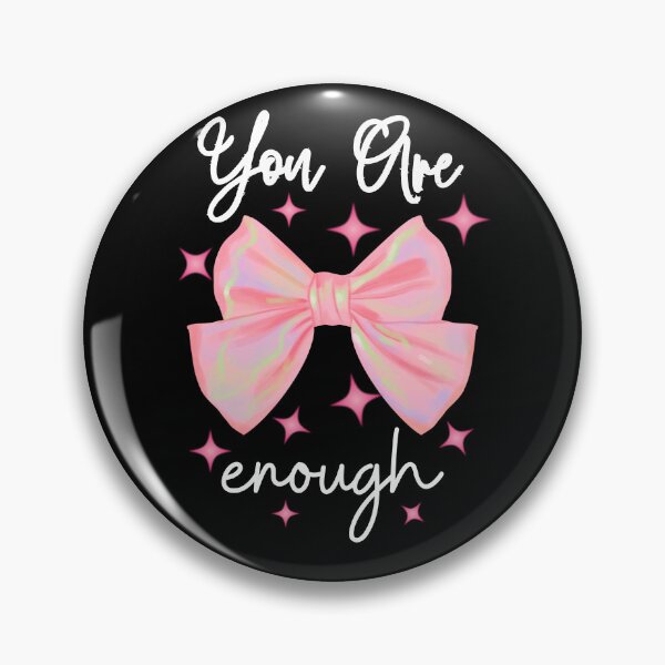 Item preview, You Are Enough Pink Bow designed and sold by Jesusandu2.