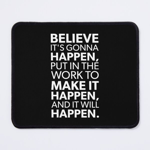 Item preview, Believe, Make It Happen - Gym, Hustle, Success, Motivational designed and sold by chantastical.