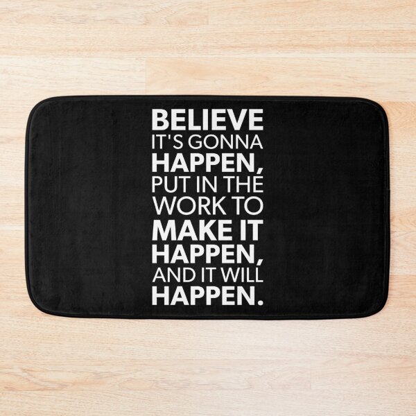 Item preview, Believe, Make It Happen - Gym, Hustle, Success, Motivational designed and sold by chantastical.