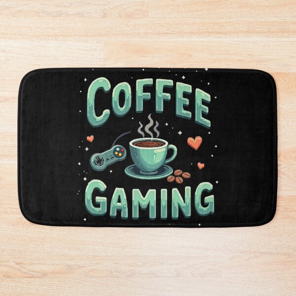 Item preview, Coffee and Gaming Love - Retro Pixel Art for Gamers designed and sold by ai1art.