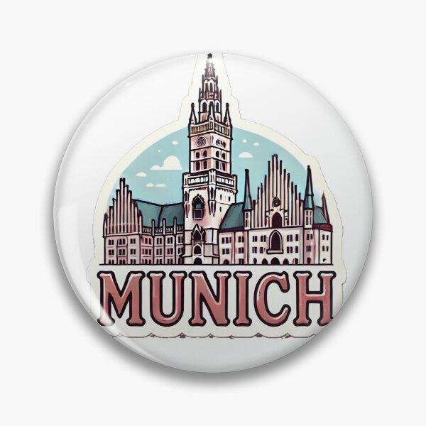 Item preview, Munich Germany Sticker designed and sold by LoveLabDesign.