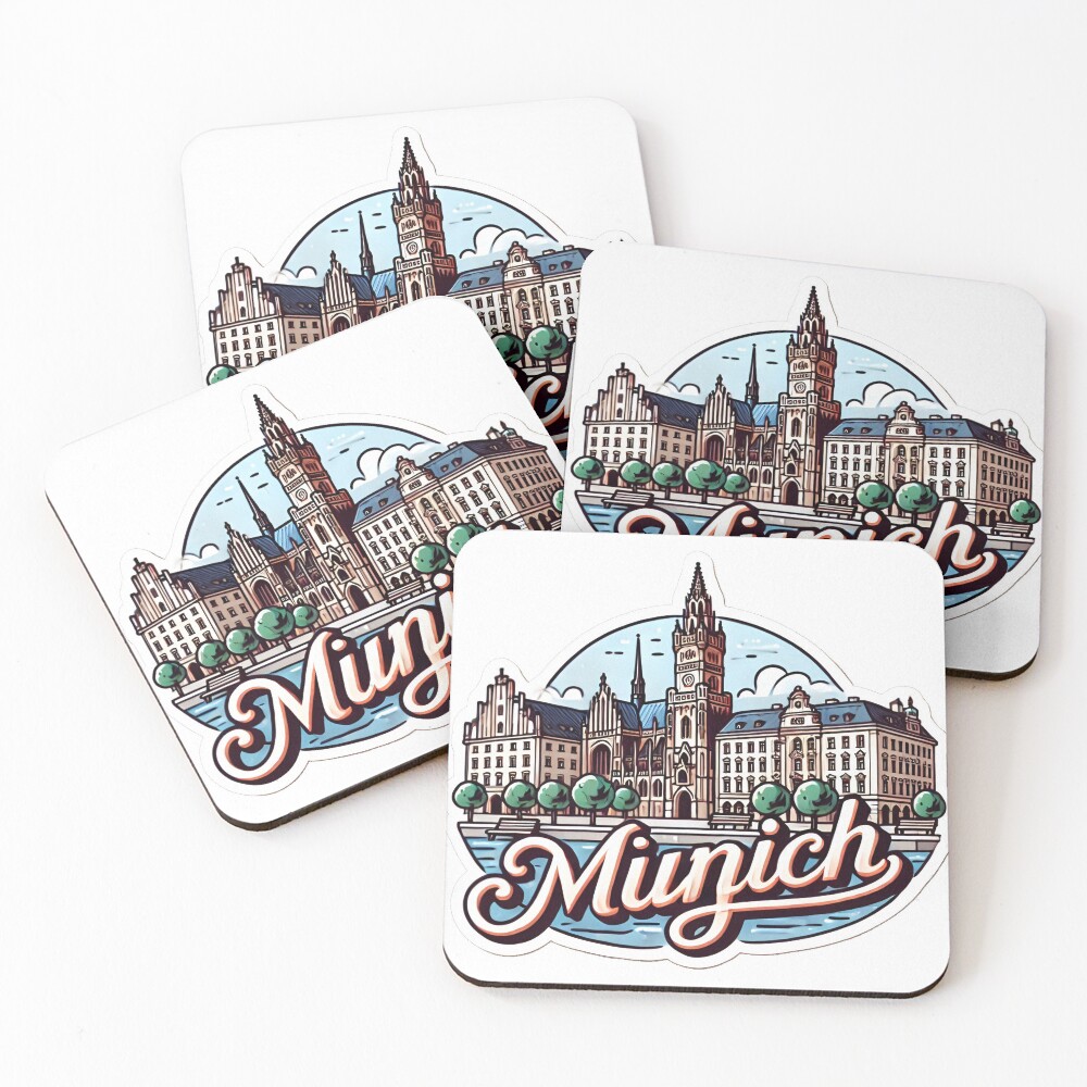 Item preview, Coasters (Set of 4) designed and sold by LoveLabDesign.