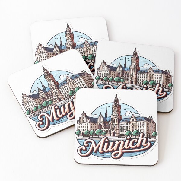 Item preview, Munich Germany Sticker designed and sold by LoveLabDesign.