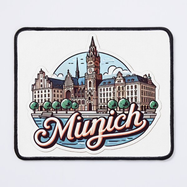 Item preview, Munich Germany Sticker designed and sold by LoveLabDesign.