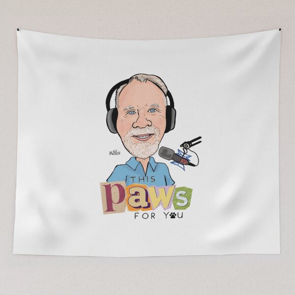 Item preview, This Paw's For You Podcast Host designed and sold by TPFYPodcast.