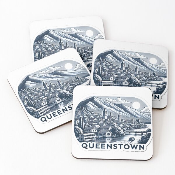Item preview, Queenstown NZ Sticker designed and sold by LoveLabDesign.