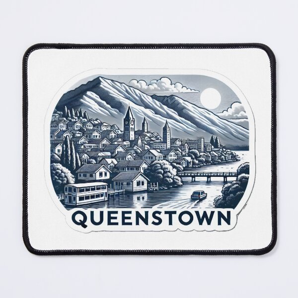 Item preview, Queenstown NZ Sticker designed and sold by LoveLabDesign.