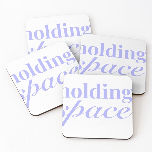 Item preview, Holding Space - Mindful Typography in Blush Pinkt designed and sold by ELLIE COLE CO..