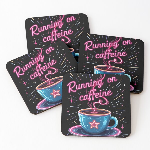 Item preview, Neon Coffee Vibes - Retro 80s Neon Coffee Cup Art designed and sold by ai1art.